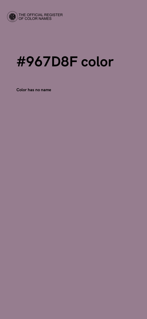 #967D8F color image