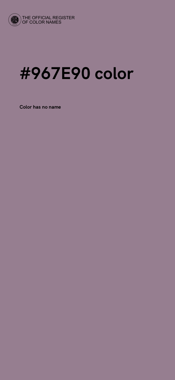 #967E90 color image