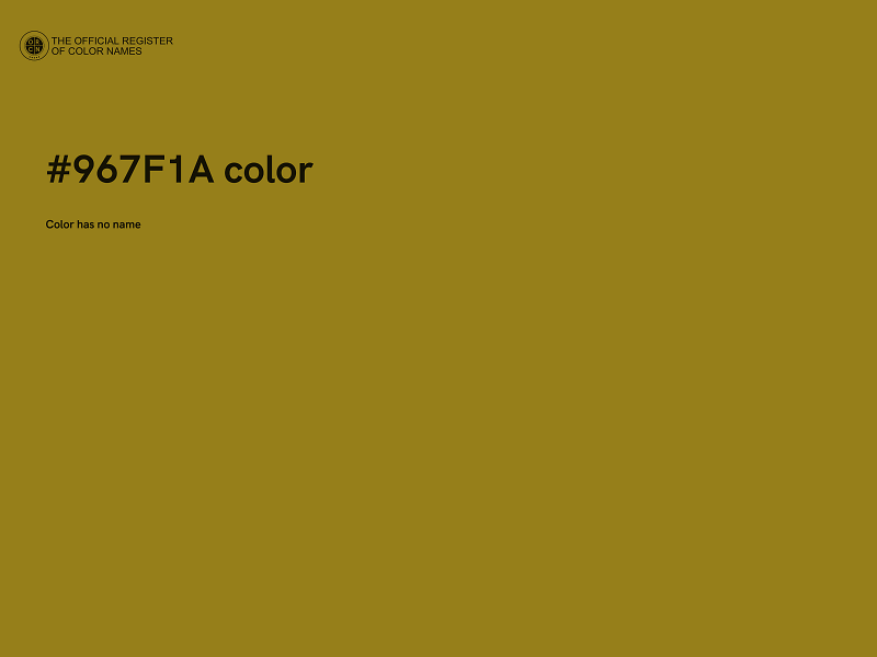 #967F1A color image