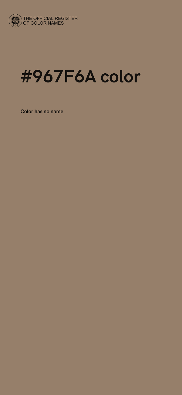 #967F6A color image