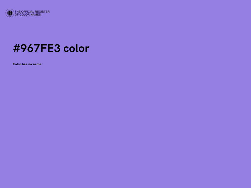 #967FE3 color image