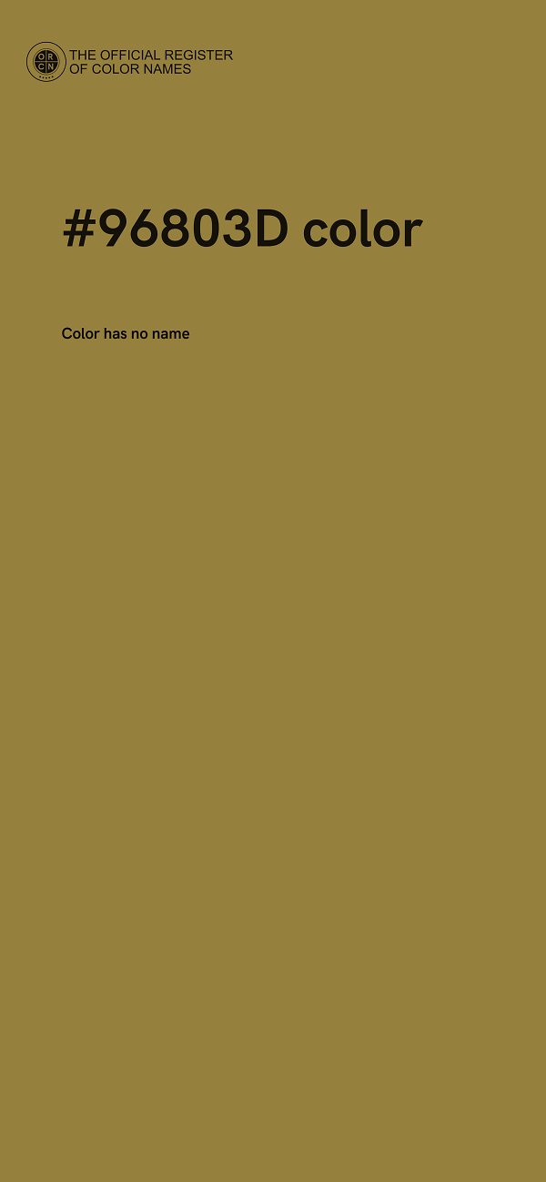 #96803D color image
