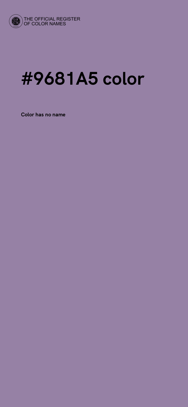 #9681A5 color image