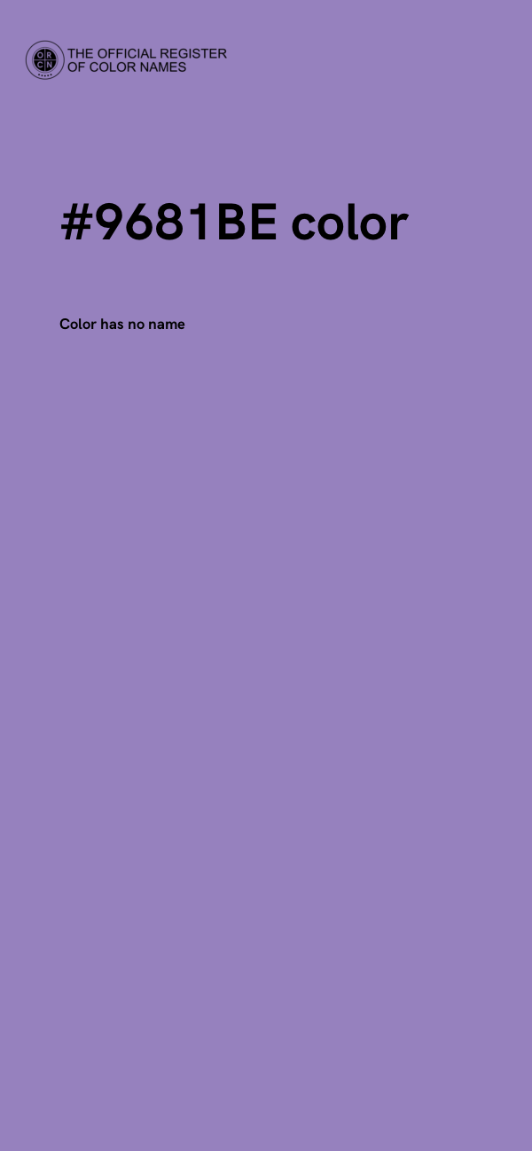 #9681BE color image