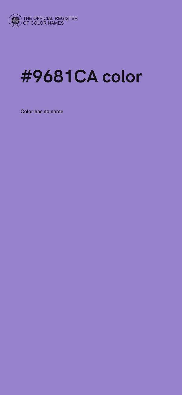 #9681CA color image