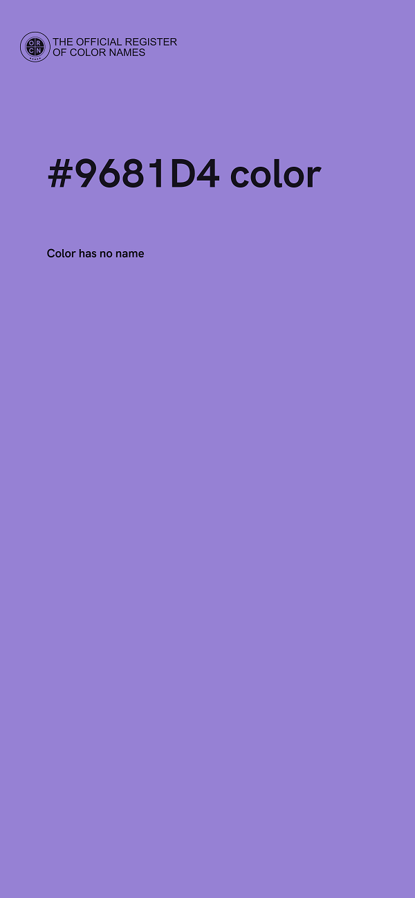 #9681D4 color image