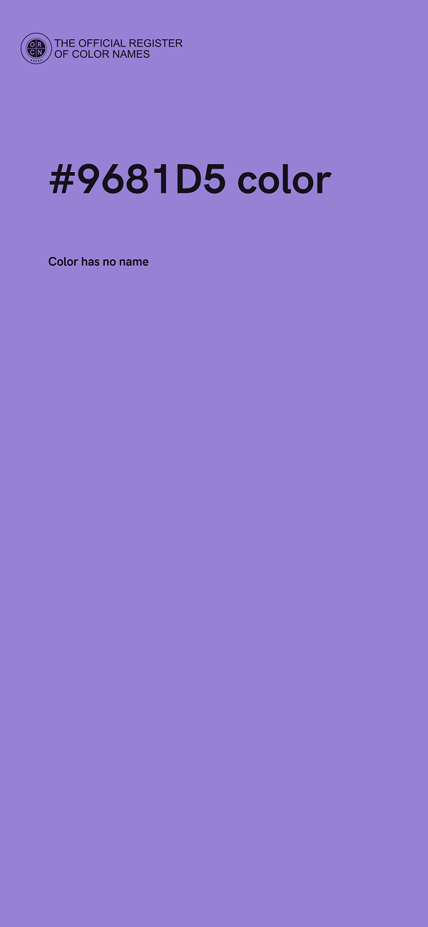 #9681D5 color image