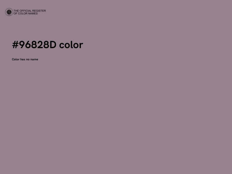 #96828D color image