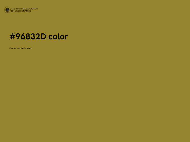 #96832D color image