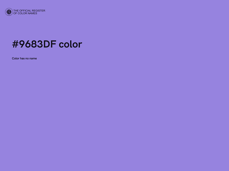 #9683DF color image