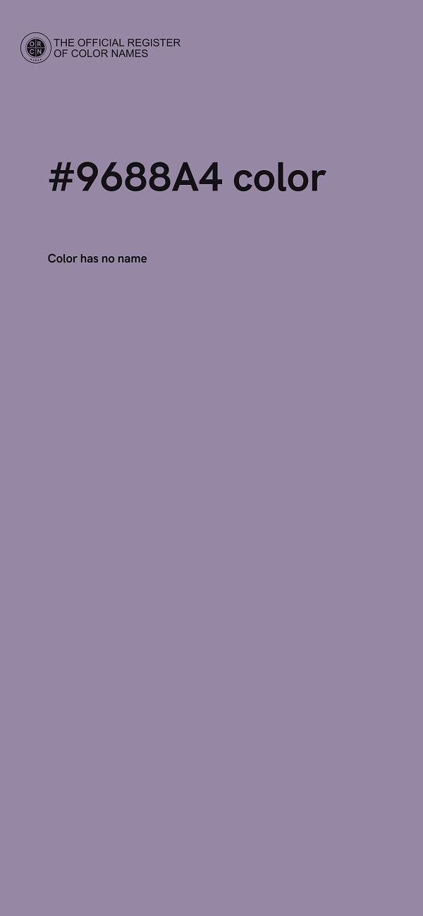 #9688A4 color image