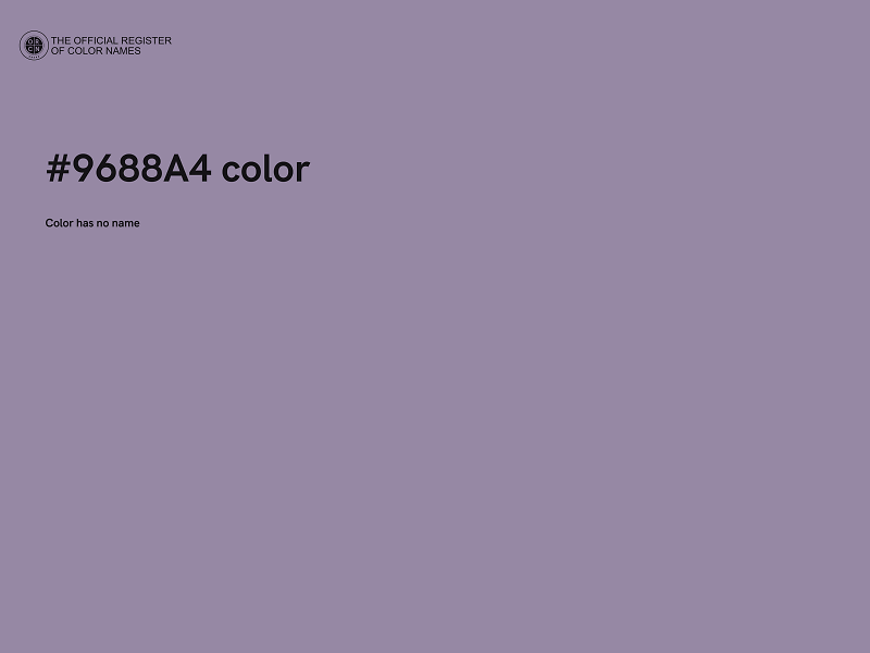 #9688A4 color image