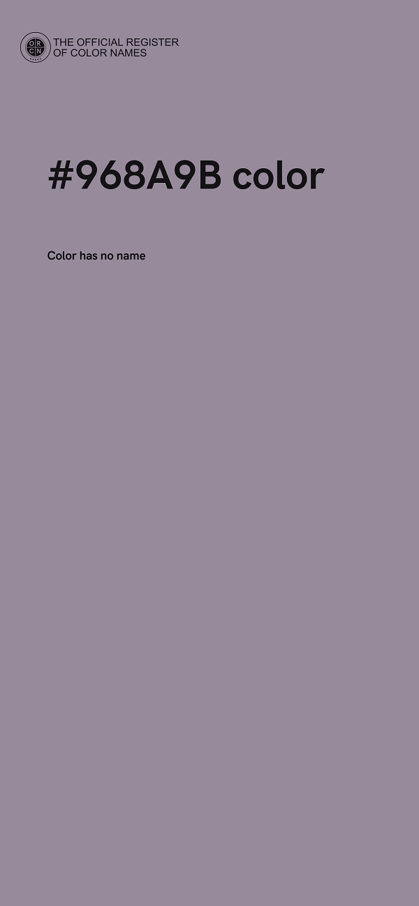#968A9B color image