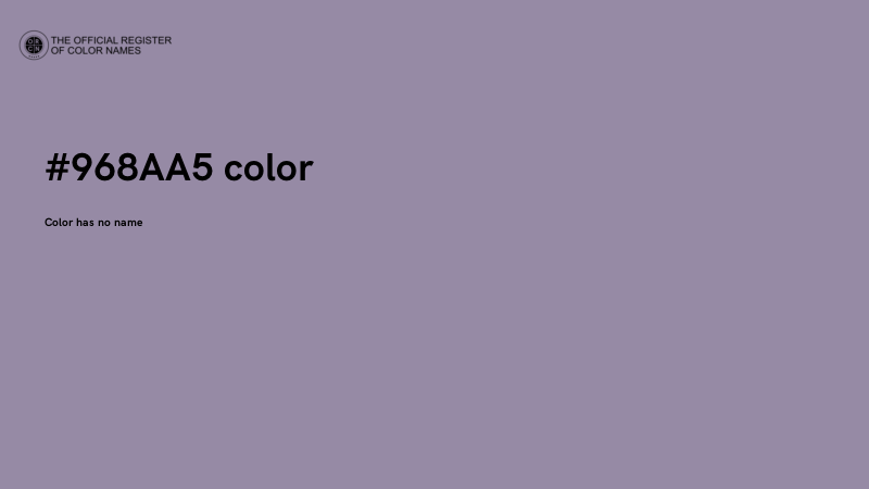 #968AA5 color image