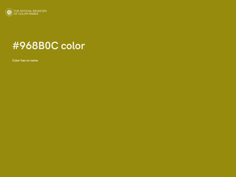 #968B0C color image
