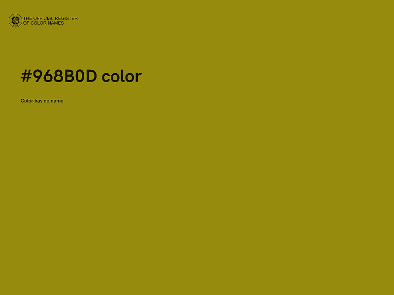 #968B0D color image