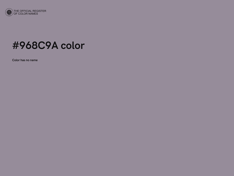 #968C9A color image