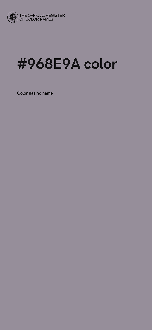 #968E9A color image
