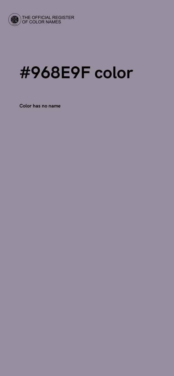 #968E9F color image