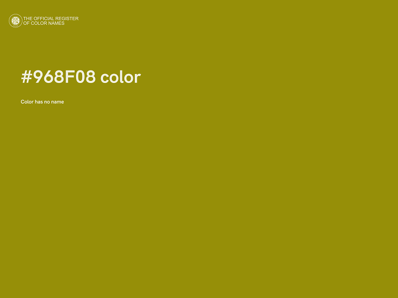 #968F08 color image