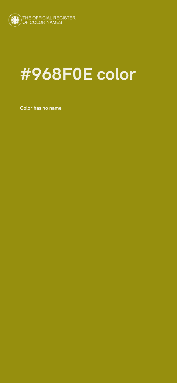 #968F0E color image
