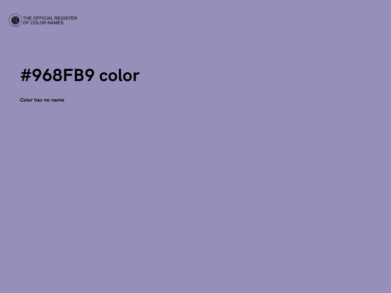 #968FB9 color image