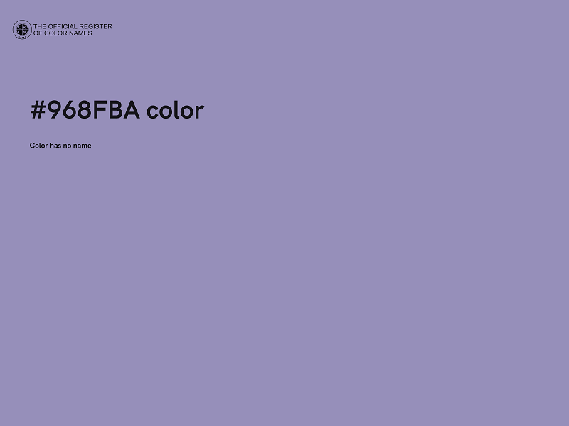 #968FBA color image