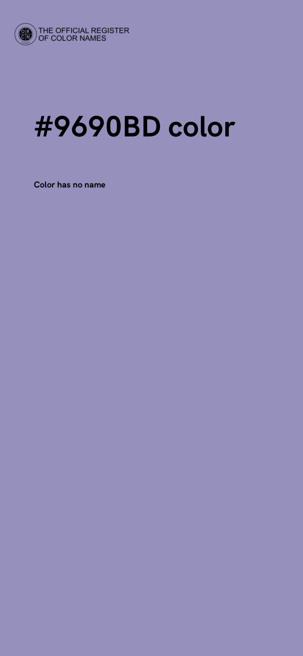 #9690BD color image