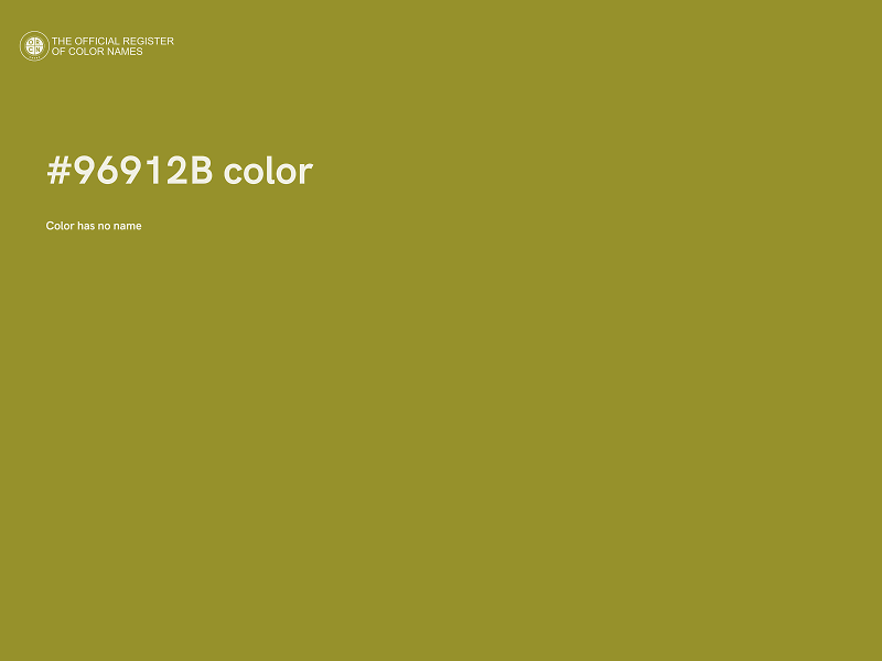 #96912B color image
