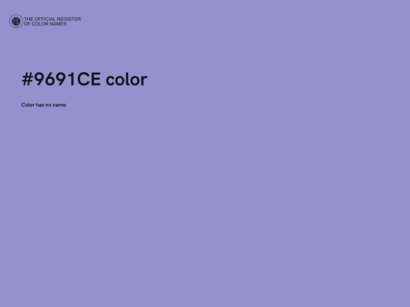 #9691CE color image