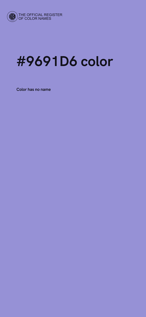 #9691D6 color image