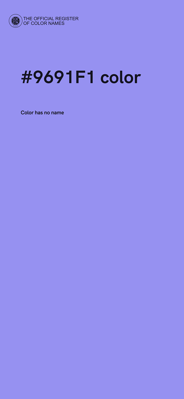 #9691F1 color image