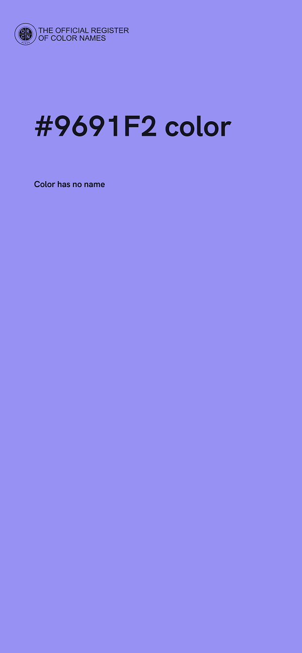 #9691F2 color image
