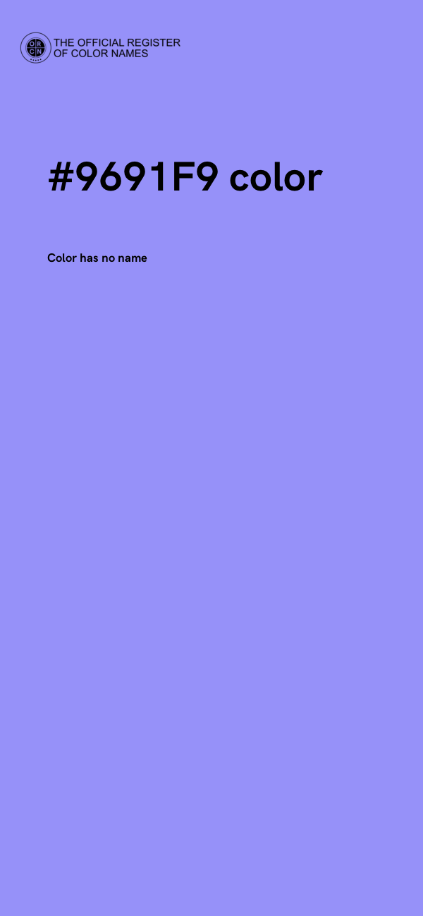 #9691F9 color image