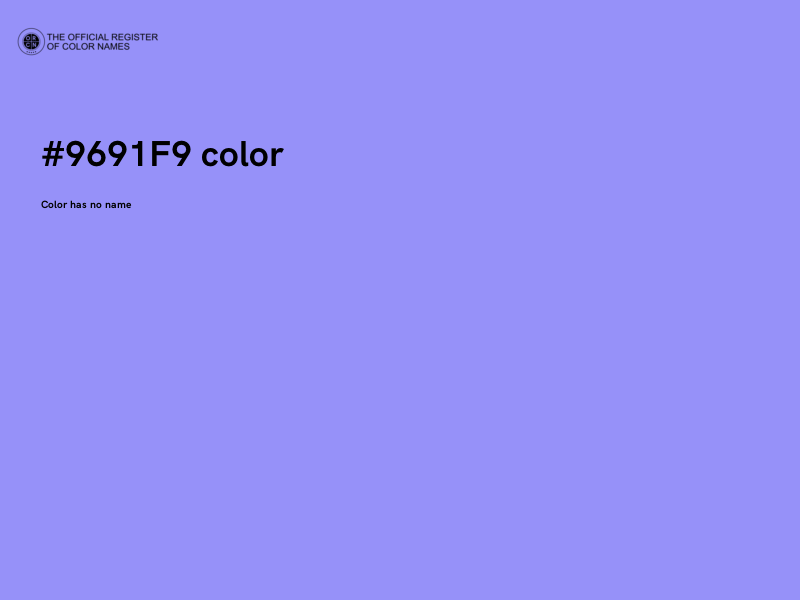 #9691F9 color image