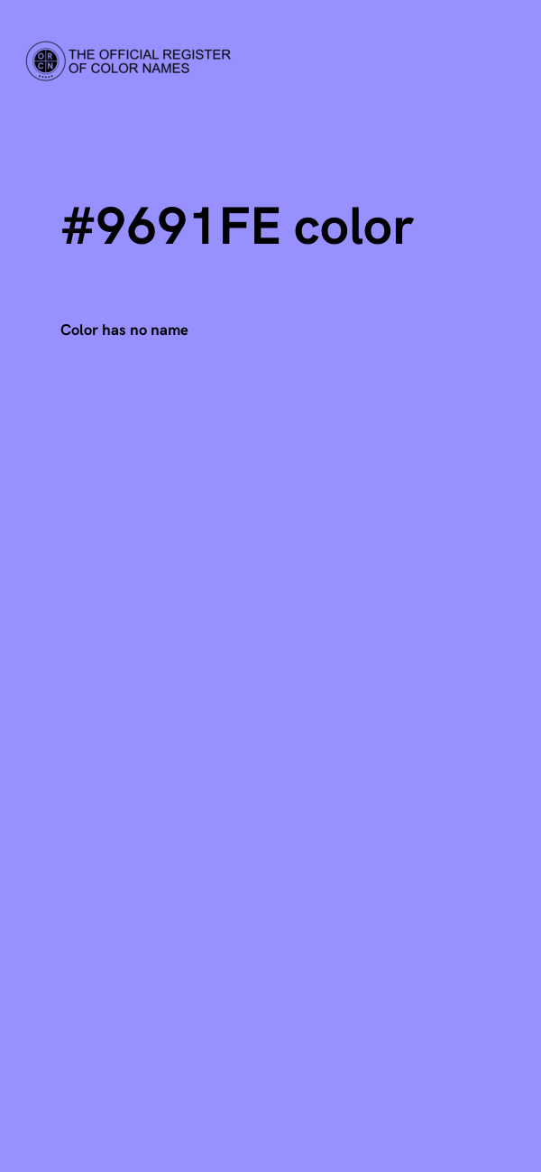 #9691FE color image