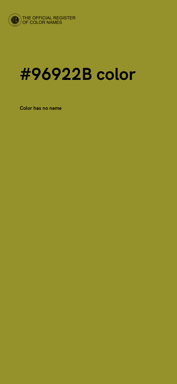 #96922B color image