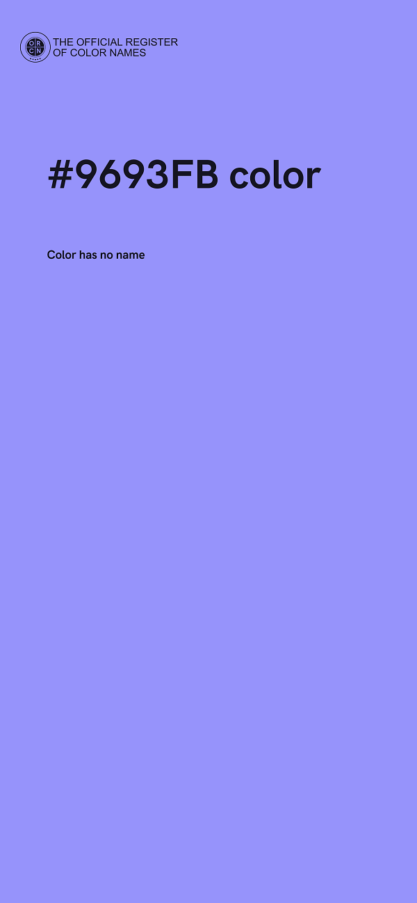 #9693FB color image