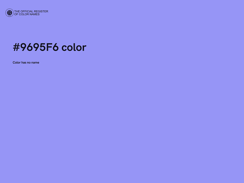 #9695F6 color image