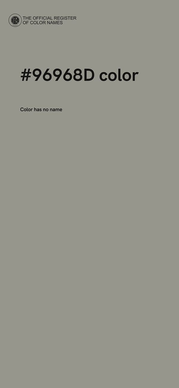 #96968D color image