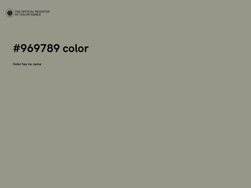 #969789 color image
