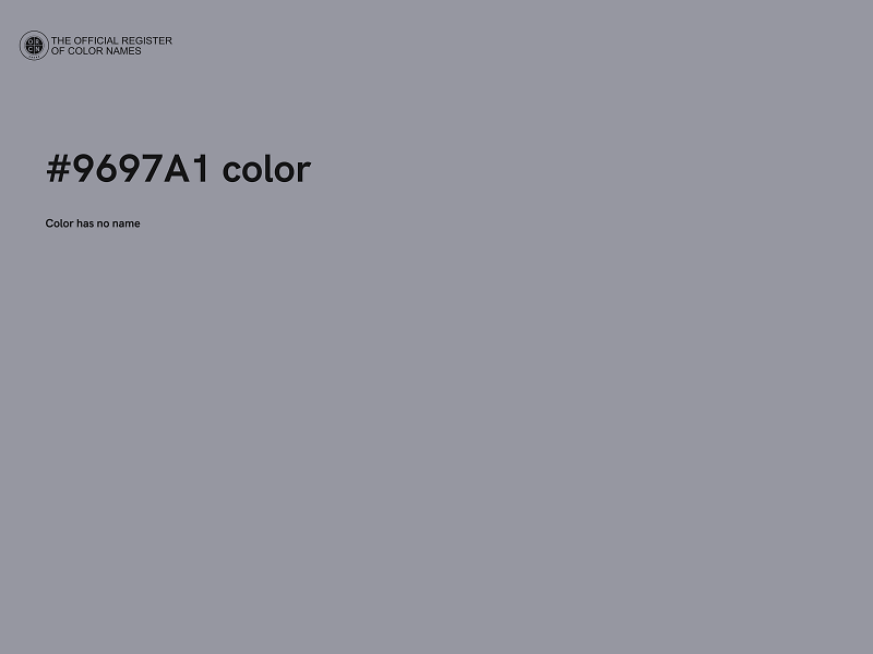 #9697A1 color image