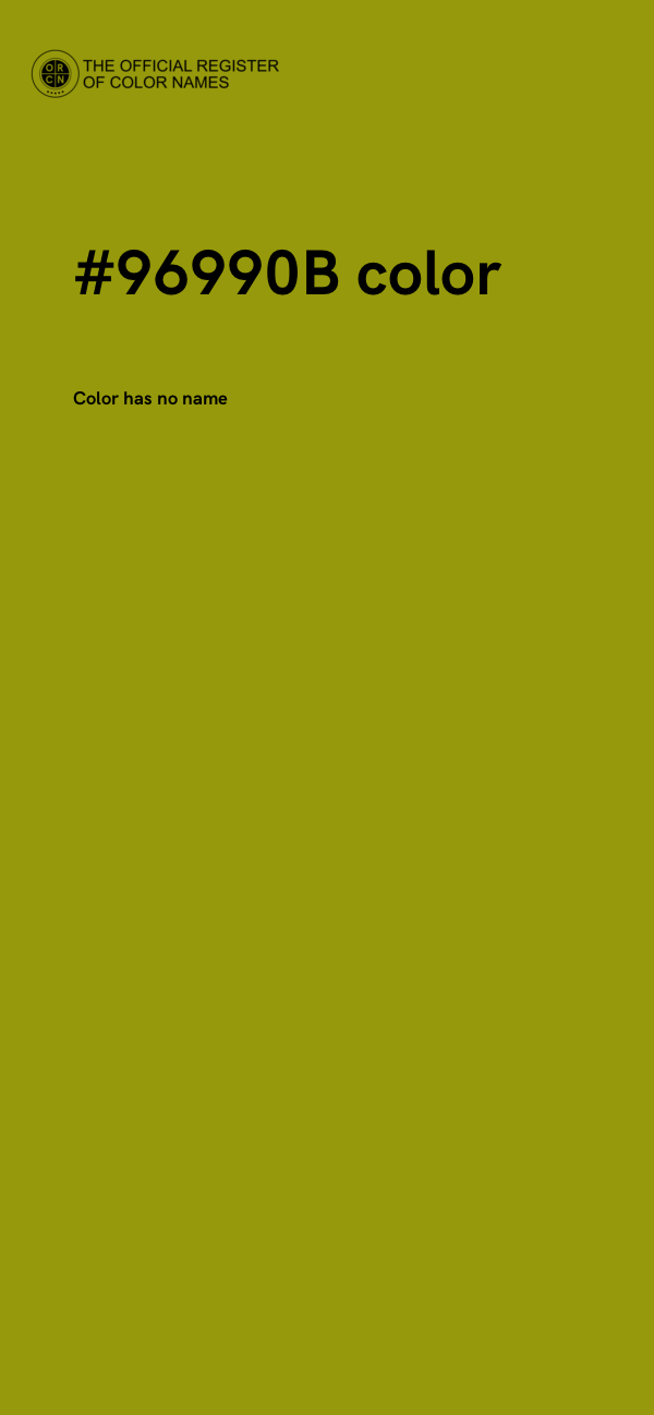 #96990B color image