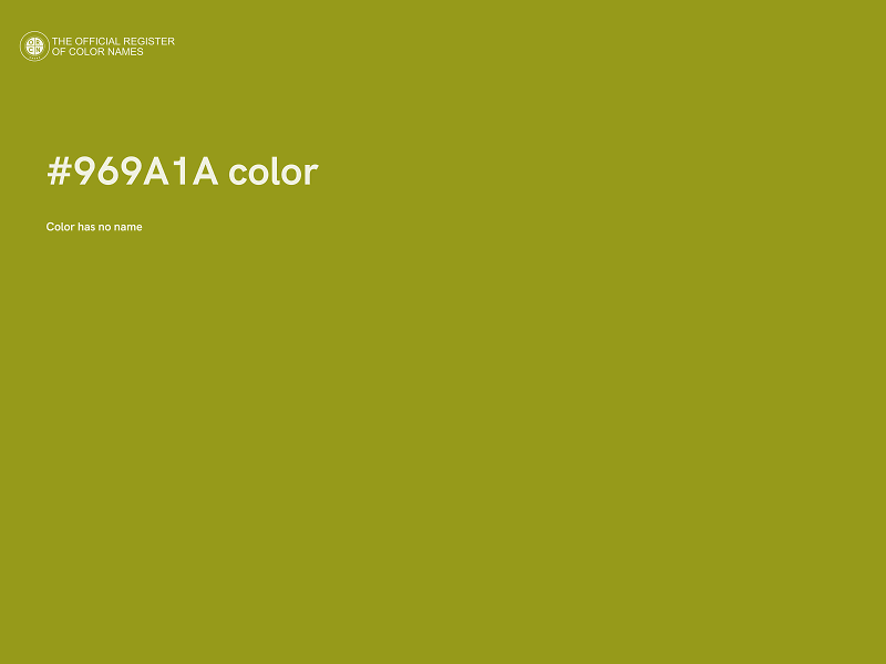 #969A1A color image