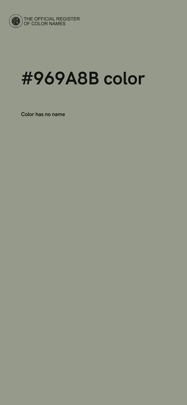 #969A8B color image