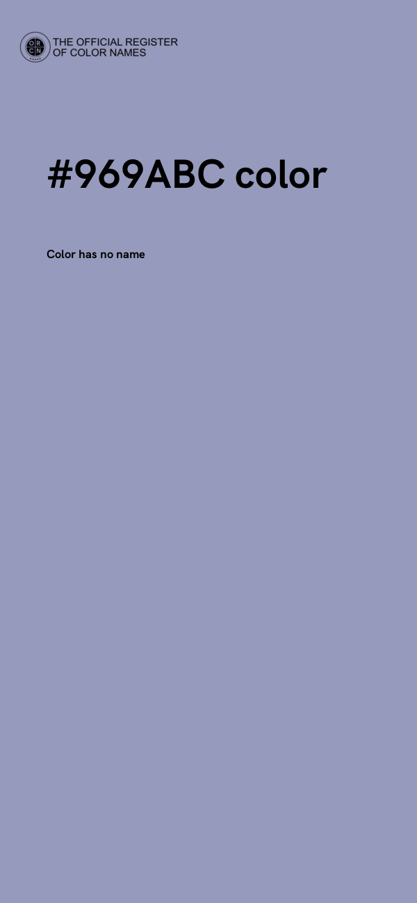 #969ABC color image