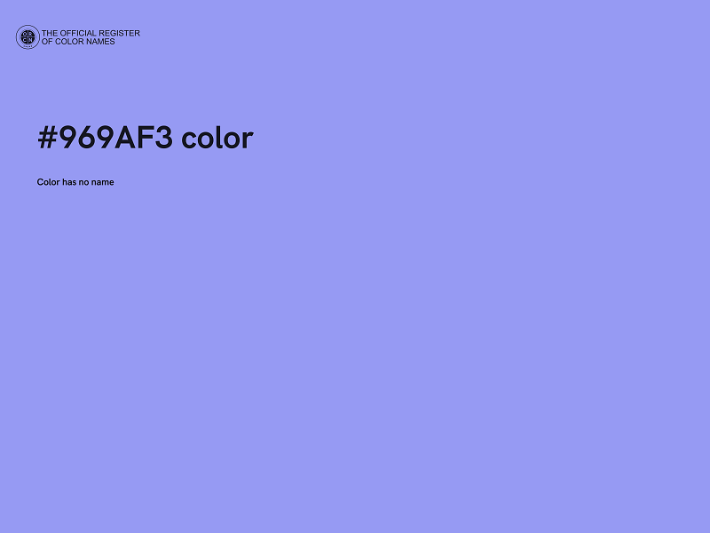 #969AF3 color image