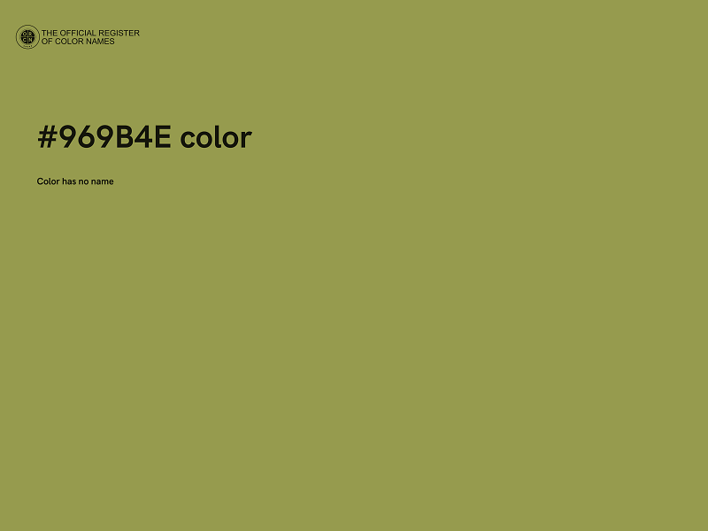 #969B4E color image