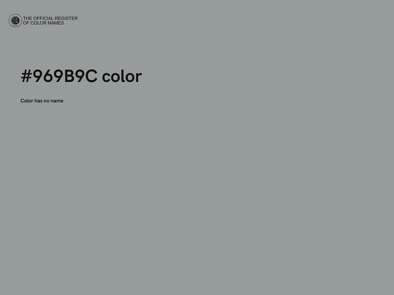 #969B9C color image