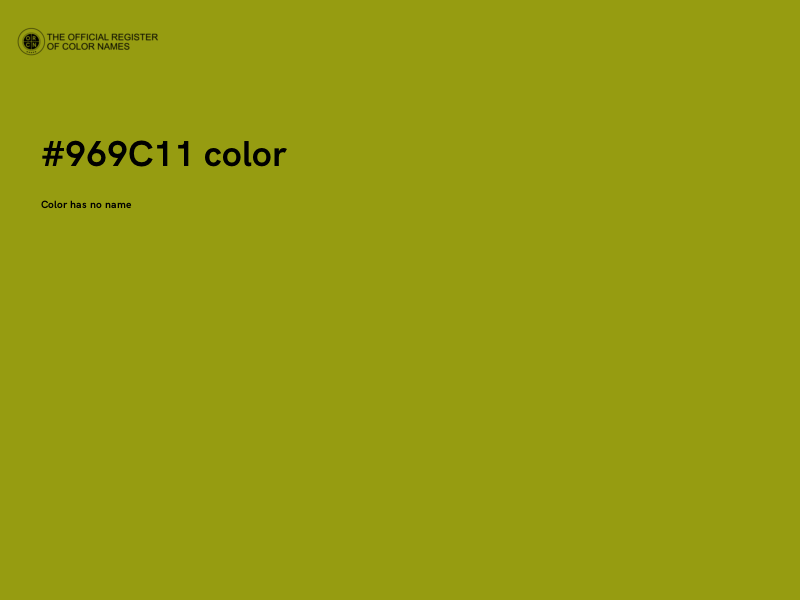 #969C11 color image